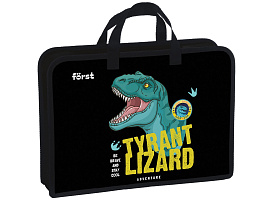 Папка для тетрадей А4 Forst  FT-HB-750416 с ручками 1 отделение, "Cool adventure", 340*245*75мм, пластик, на молнии