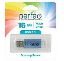 Флеш-драйв Perfeo USB 16Gb E01 синий