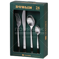 Набор столовых приборов DANIKS 24пр Dublin картон.коробка 347170/8179