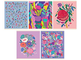 Тетрадь 48л. линия  Т5ск48 62708 "Лепестки", суперэконом