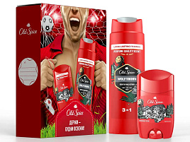 Набор мужской Олд Спайс Wolfthrom(гель/д.д+дез-т стик)