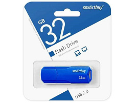 Флеш-драйв Smart Buy 32Gb CLUE Blue SB32GBCLU-BU синяя 3080