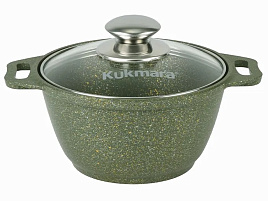 Кастрюля литой алюминий 1л k11tsml/5880 Кукмара Trendy style malachite с/кр