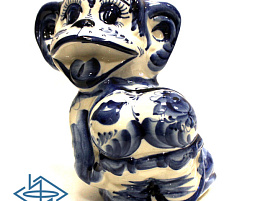Сувенир Гжель Обезьяна большая