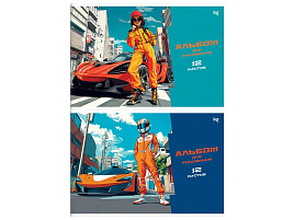 Альбом для рисования 12л. BG АР4ск12 08582 "Street Racer"