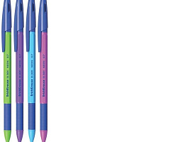 Ручка Erich Krause 42751 "R-301 Neon" синяя, 0,7мм, грип, корпус ассорти