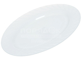 Блюдо керамика 30см 352329 Белое Кристалл