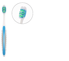 Зубная щетка Farres YS0001 разнцвет.щетин.+силикон в прозр.футляре 2406