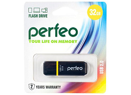 Флеш-драйв Perfeo USB 32Gb C01 черный