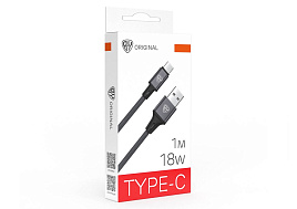 Кабель USB(A)-Tupe-C BY 931-608 графитовый