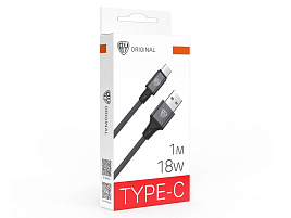 Кабель USB(A)-Tupe-C BY 931-608 графитовый