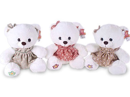 Мягкая игрушка Медведица в платье  2476В/26ск