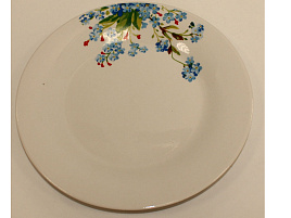 Тарелка мелкая 20,5см 8" т8-5238 Букет незабудок 4021