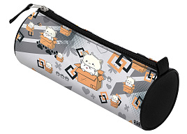 Пенал мягкий Forst Sch_PC67646 "Cats in a box", 210*80 тубус, полиэстер