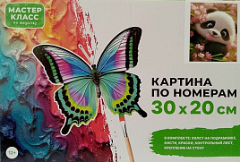 Картина для раскрашивания 20*30 MKR3020-38 Милая пандочка, по номерам