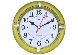 Часы настенные Atlantis 15,6*15,6 TLD-5986T золото