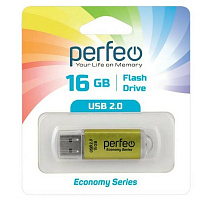 Флеш-драйв Perfeo USB 16Gb E01 зеленый