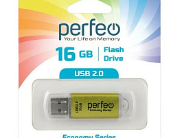 Флеш-драйв Perfeo USB 16Gb E01 зеленый