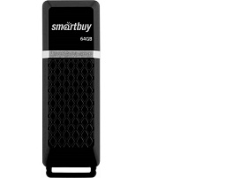 Флеш-драйв Smart Buy 64Gb SB64GBQZ-K Quartz series Black черный