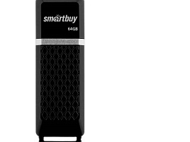 Флеш-драйв Smart Buy 64Gb SB64GBQZ-K Quartz series Black черный 6551