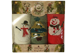 НГ Набор кухонных полотенец 3шт 70*35 микрофибра