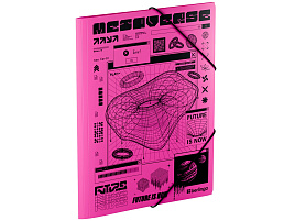 Папка на резинках Berlingo FB4_A4S21 "Future Tech" А4, 600мкм, с рисунком