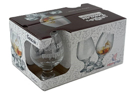 Набор бокалов для бренди 6шт 1714-Г Твоя сила-внутри тебя 250мл