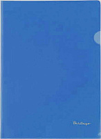 Папка-уголок Berlingo 04102 синяя плотная 180 мк.