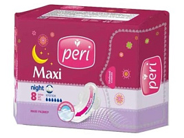 Прокладки Peri Макси Soft Night 8шт.