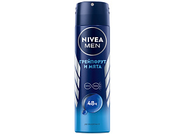 Дезодорант Nivea 150мл мужской Грепфрут и мята аэрозоль