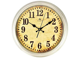 Часы настенные Atlantis 38*38 TLD-3708C бежевые