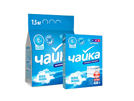 Стиральный порошок Чайка 400г автомат Белые облака