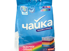Стиральный порошок Чайка 9кг автомат Колор Северное сияние