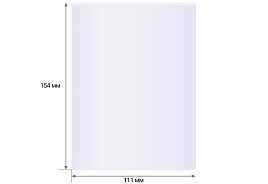 Пленка для ламинатора OfficeSpace LF8769 А6 111*154мм, 60мкм, глянец, 100л.