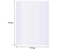 Пленка для ламинатора OfficeSpace LF8769 А6 111*154мм, 60мкм, глянец, 100л.