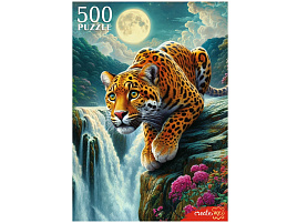 Пазл 500эл. Леопард и луна Ф500-2740