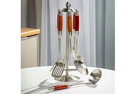 Набор кухонных принадлежностей 7пр Y4-9602 мет.коробка