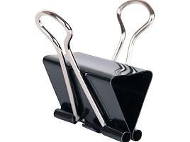 Зажим для бумаг Berlingo 41мм BC1241 черный