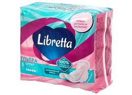 Прокладки Libretta Ультра 8шт.супер(SCA)