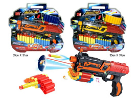 Пистолет с мягкими пулями XH021B лазерный прицел, проектор