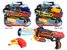 Пистолет с мягкими пулями XH021B лазерный прицел, проектор