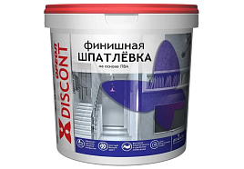 Шпатлевка финишная 3кг Ореол для внутренних работ белая ПВА 477692/8365