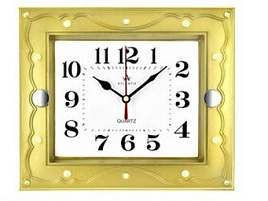 Часы настенные Atlantis 24*20 0051 золото