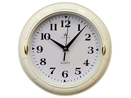 Часы настенные Atlantis 25*25 TLD-6356 белые