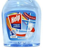 Средство для стекол Хэлп 750мл Курок Свежесть озона 0138