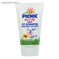 Комары крем от комаров 40мл Пикник Baby 01-010/3483
