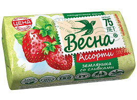 Мыло Весна 90г М Земляника со сливками(Самара)6090