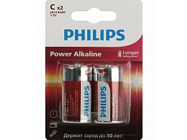 Батарейка Philips LR14 2бл Power