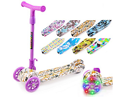 Самокат 3-х колесный U037276Y микс