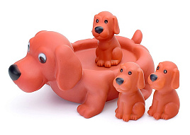 Игрушка для ванны (набор) 6286-19 Веселое купание с собачками